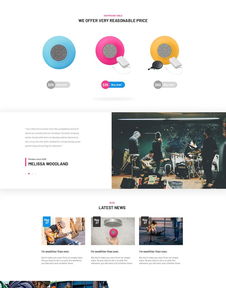 數碼產品網站著陸頁設計模板與軟件開發指南